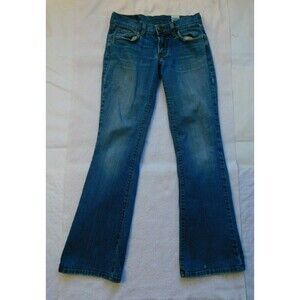 Lucky Brand Carly Jeans Distressed Gene Montesano Denim Jeans Size 2 / 26  USA